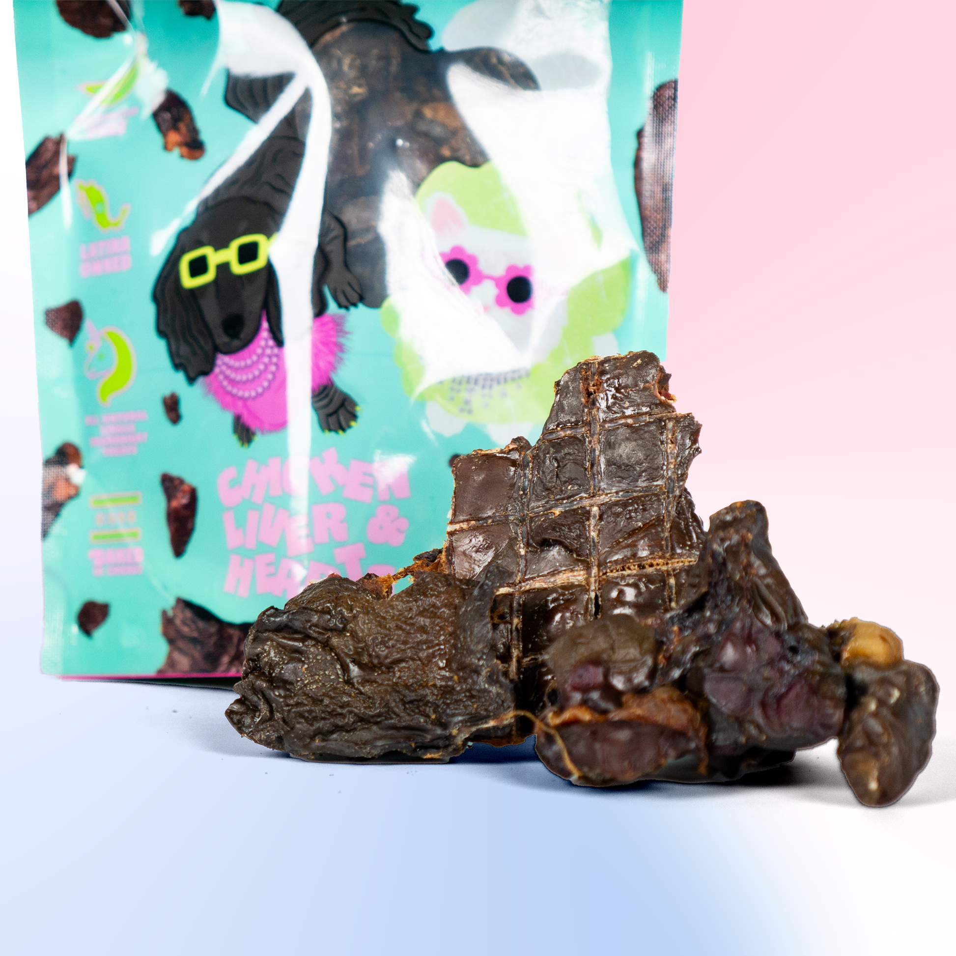 Chicken Liver & Hearts Snackies | Treats for Cats and Dogs