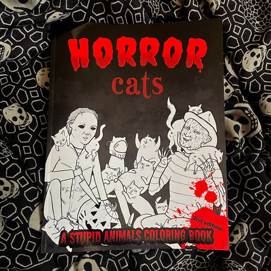 Horror Cats Coloring Book - 2nd edition