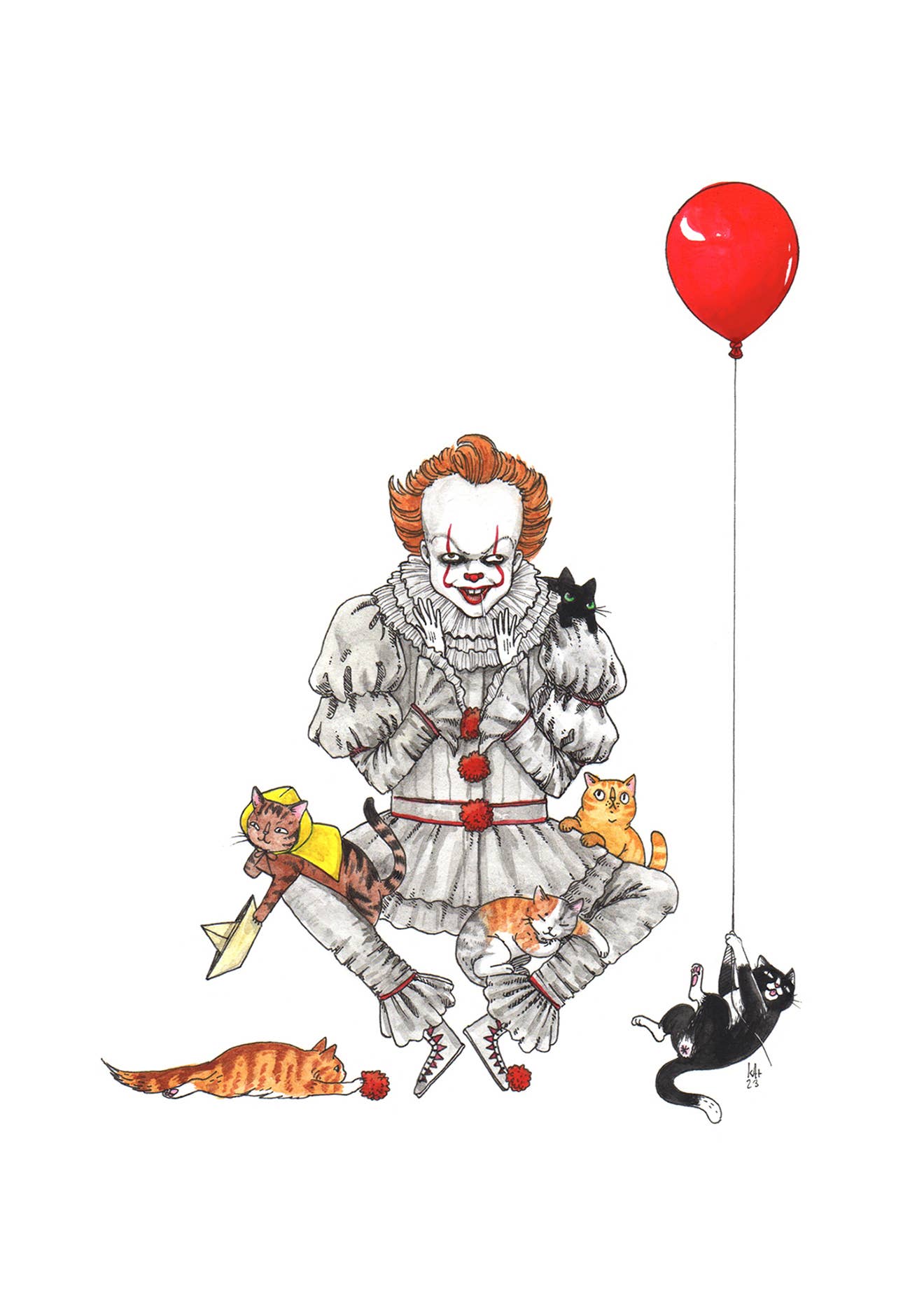 Horror Cats - Pennywise