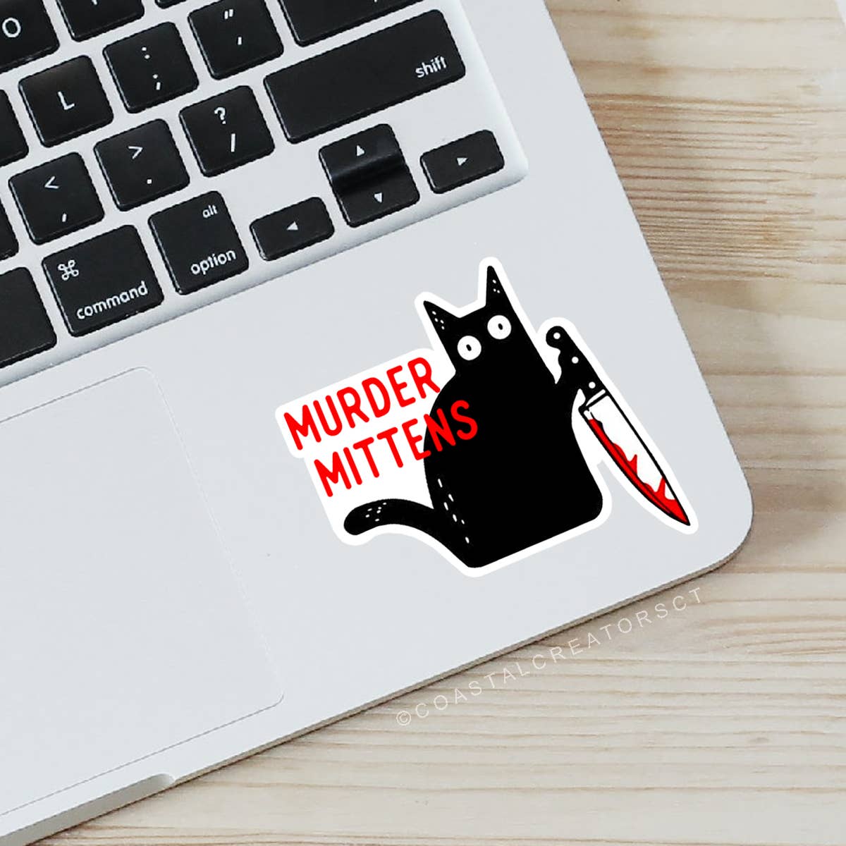 Murder Mittens Vinyl Sticker