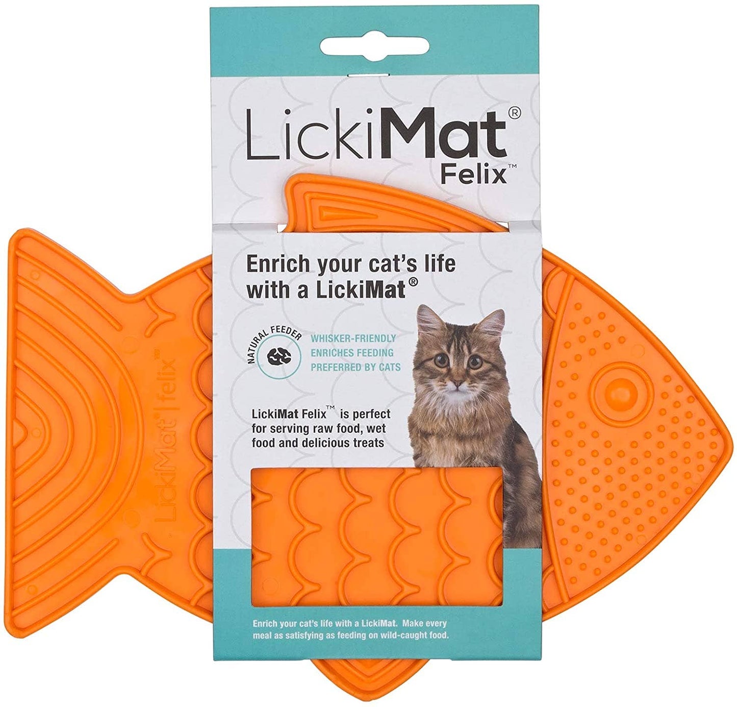 LickiMat Slow Feeder - Fish Shaped