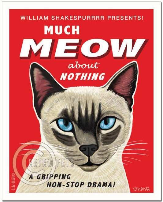 Cat Art "Much Meow"