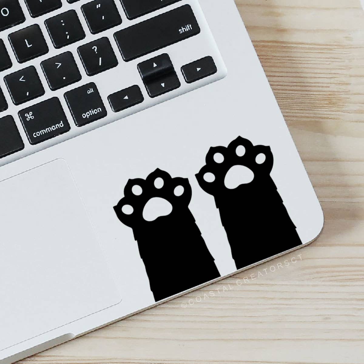 Cat Claws Paw Vinyl Laptop Sticker