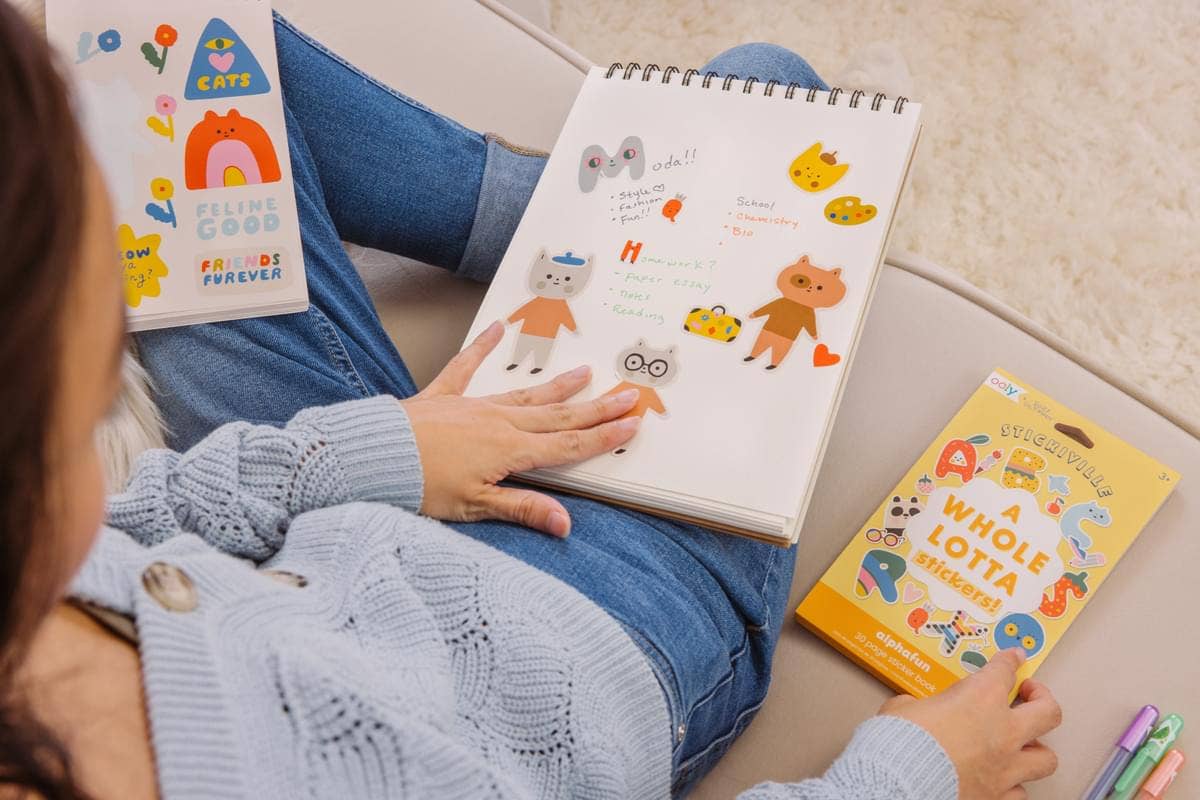 Sticker Sheet - Dress up Cats