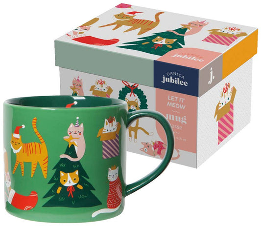Let it Meow Christmas Mug in a Box