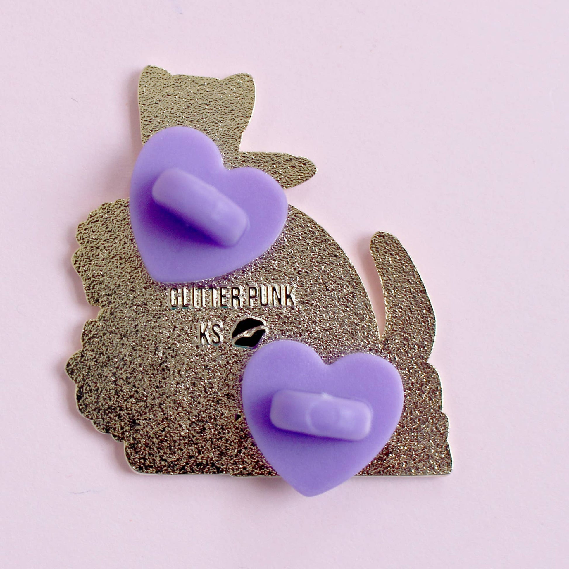 Crime Reader Cat Enamel Pin