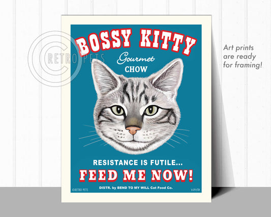 Cat Art "Bossy Kitty"