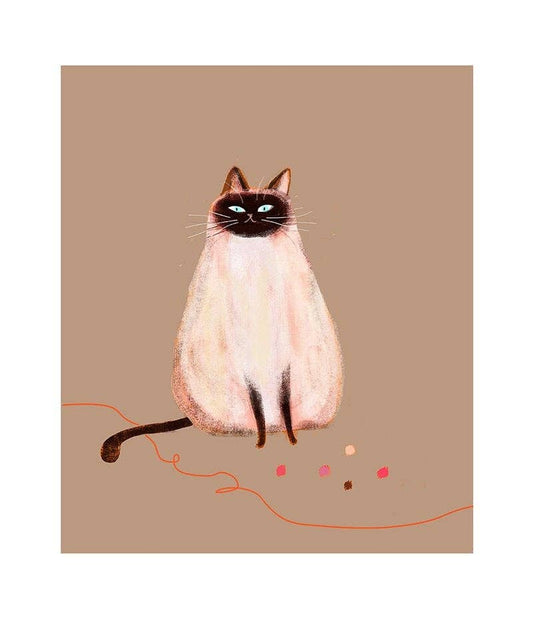 Siamese Cat Art Print