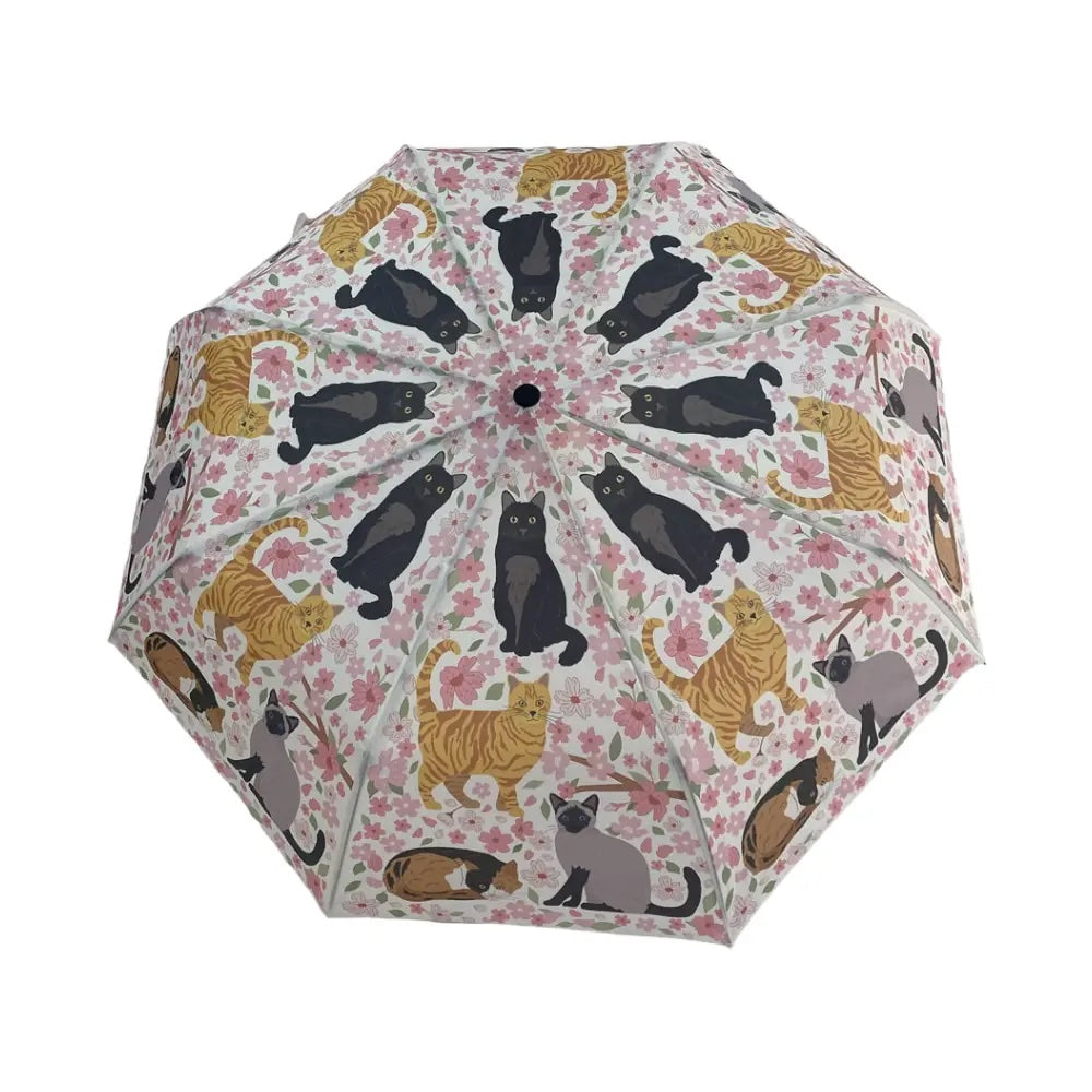 Umbrella - Cats in Cherry Blossom