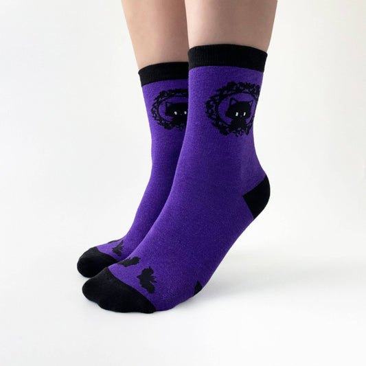 Gothic Cat Socks