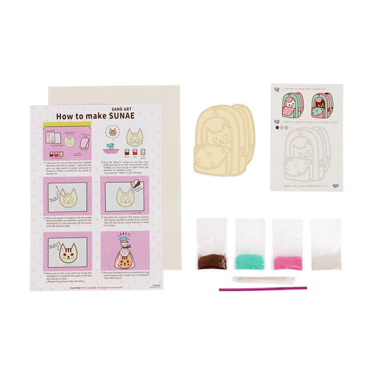 SUNAE(sand art) DIY Kit - Cat in a Backpack