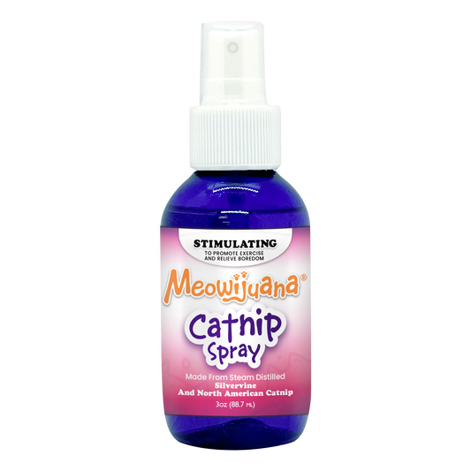 Meowijuana® Catnip & Silvervine Spray - 3 oz.