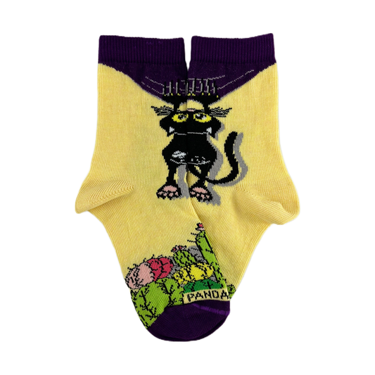 Cactus Cat Kids Socks
