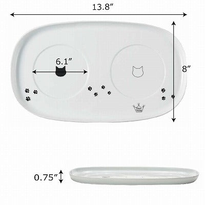 Double Dining Tray
