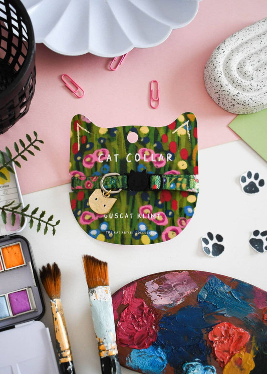 Artist Cat Collar - Guscat Klimt