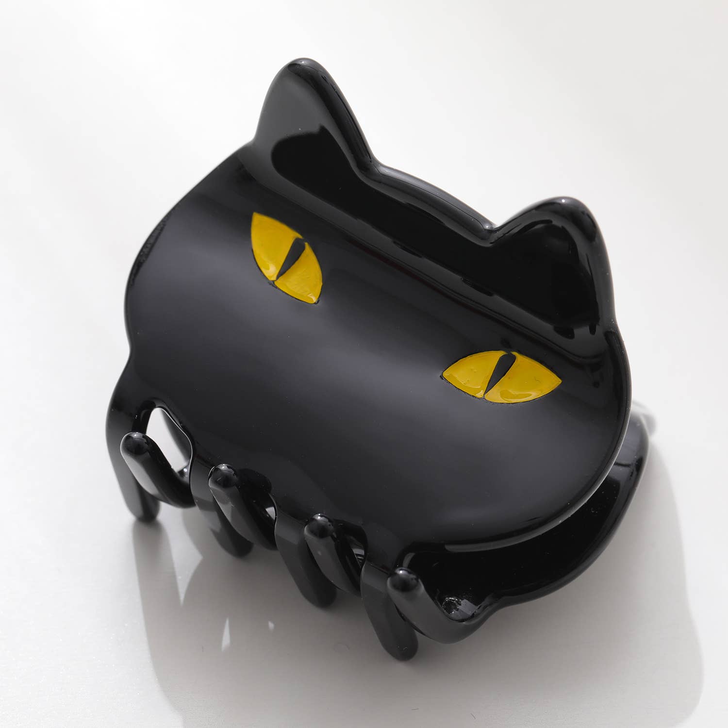 Black Cat Face Claw Clip