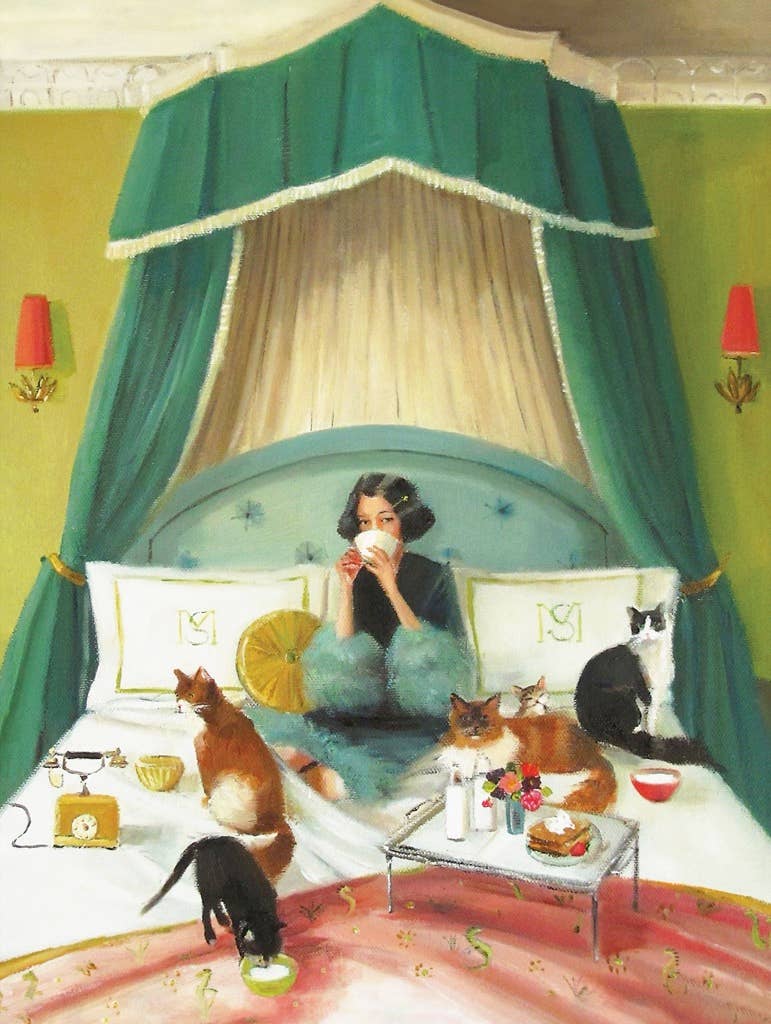 Breakfast in Bed 500 Piece Jigsaw Puzzle