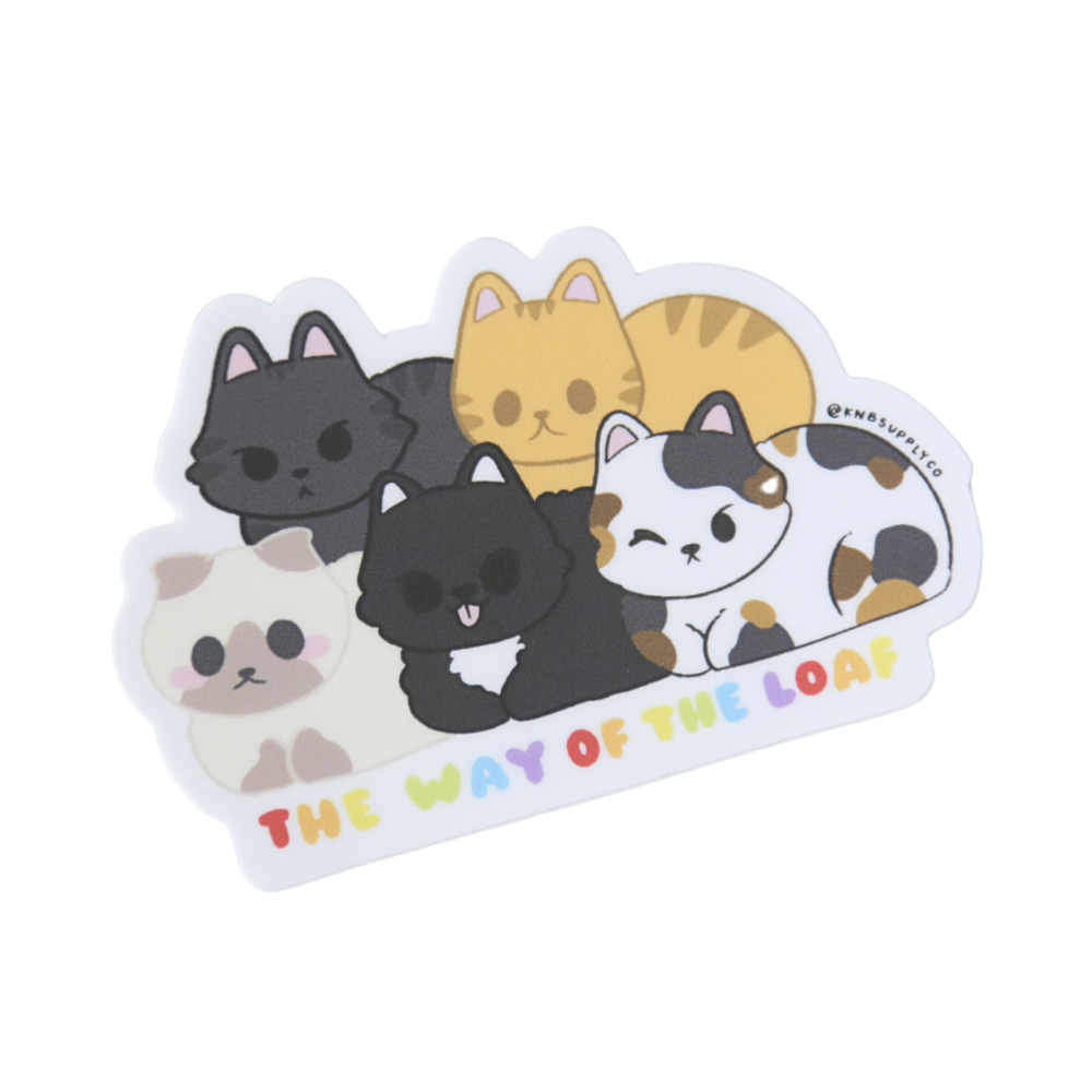 The way of the Cat Loafs Vinyl Sticker