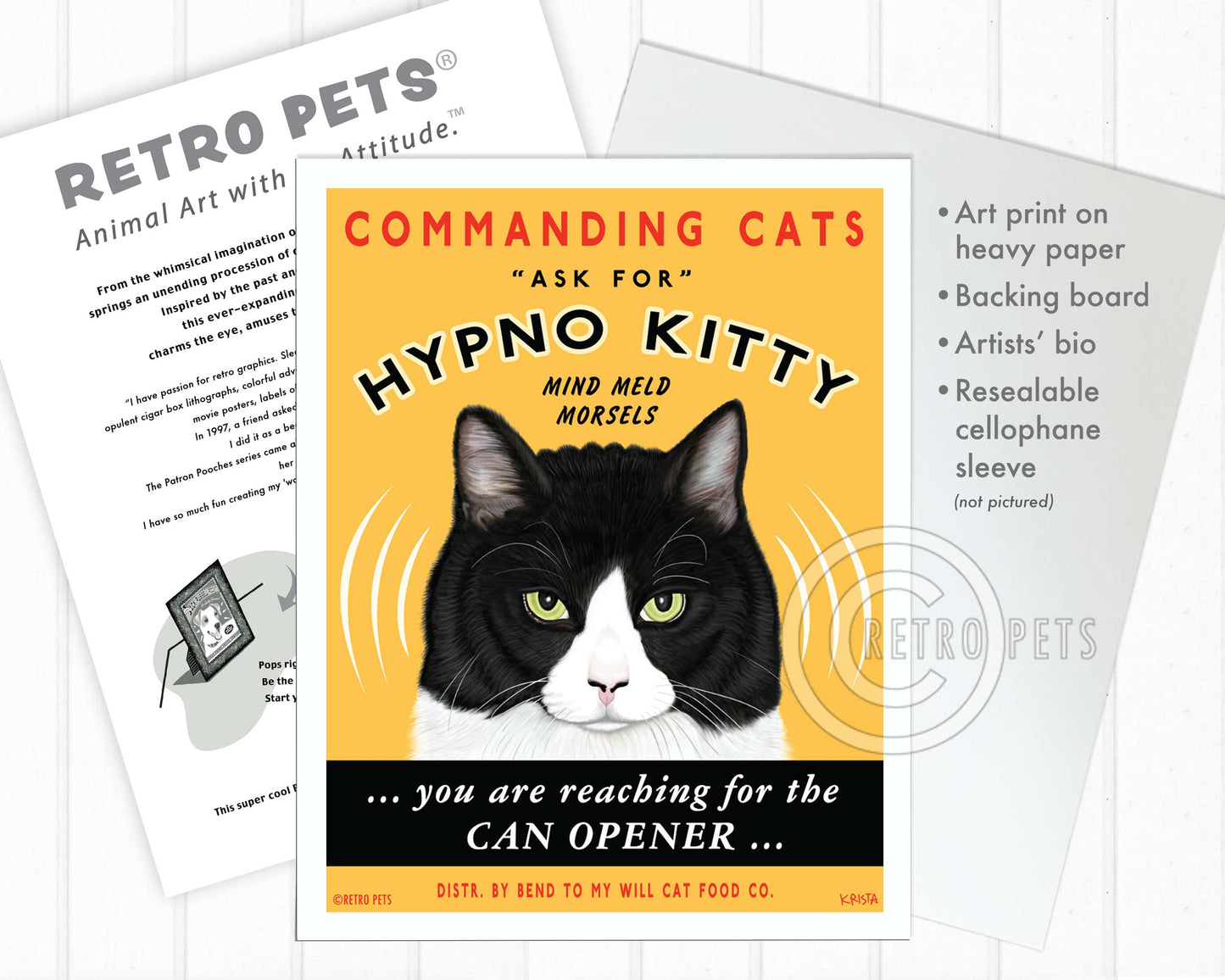 Cat Art "Hypno Kitty"