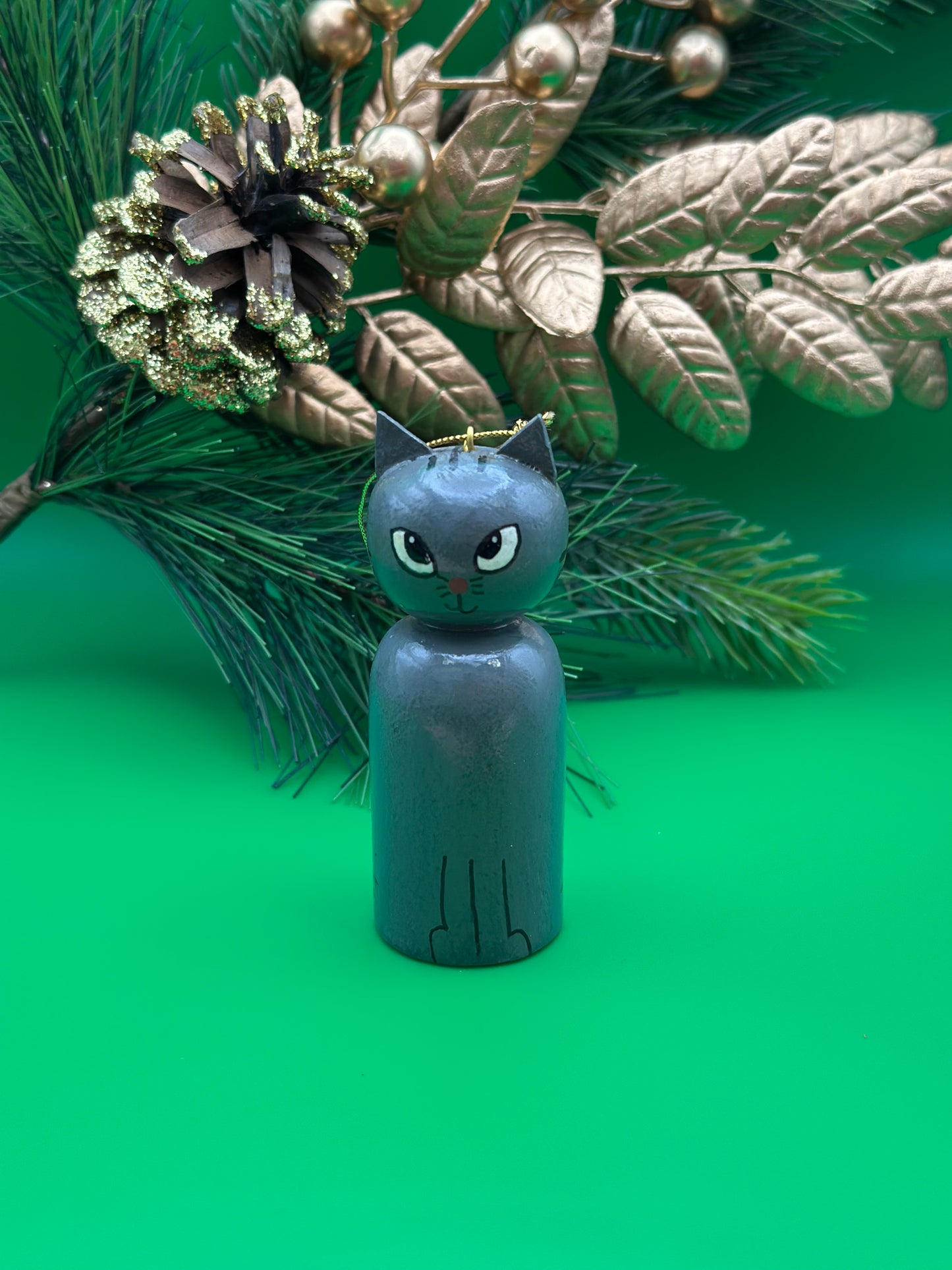 Cat Holiday Ornament