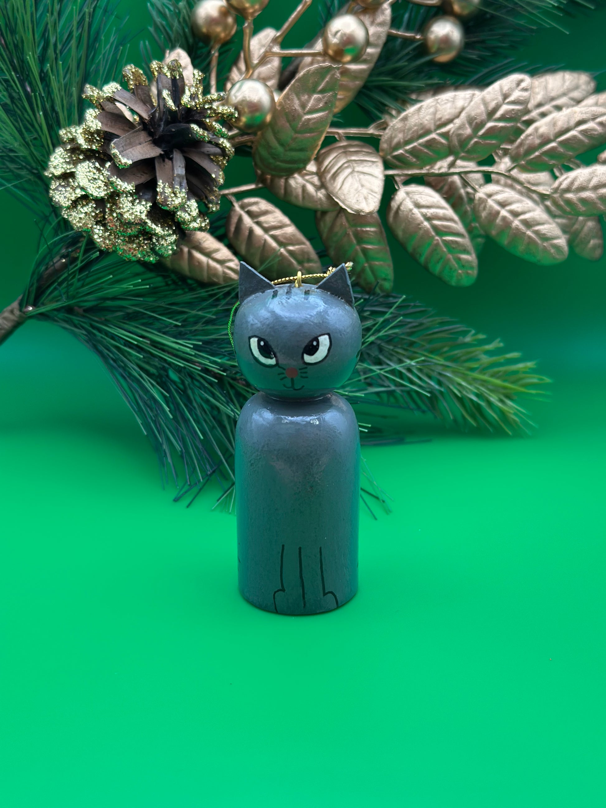 Cat Holiday Ornament