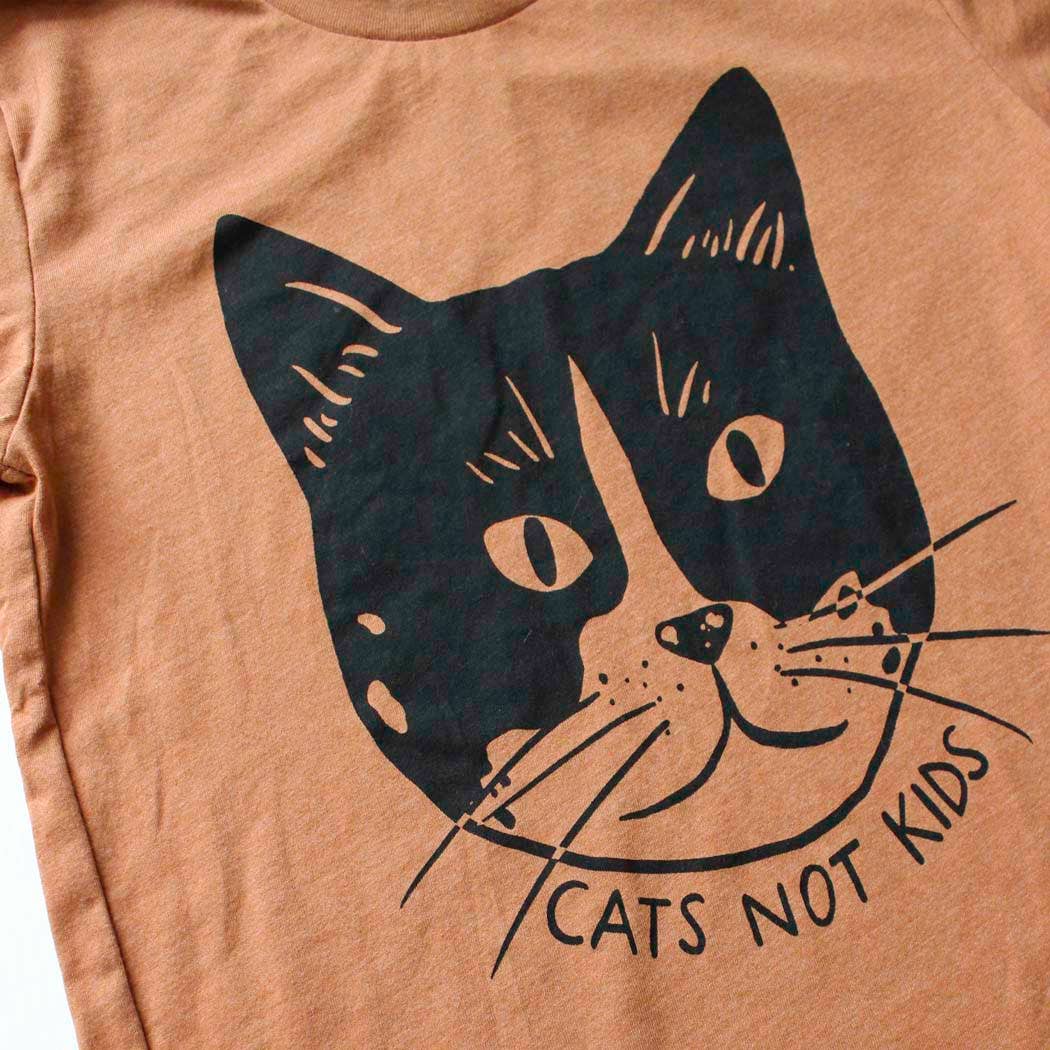 Cats Not Kids - Cat Head Shirt