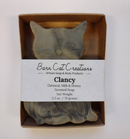 Cat Shaped Soap Bar - Clancy
