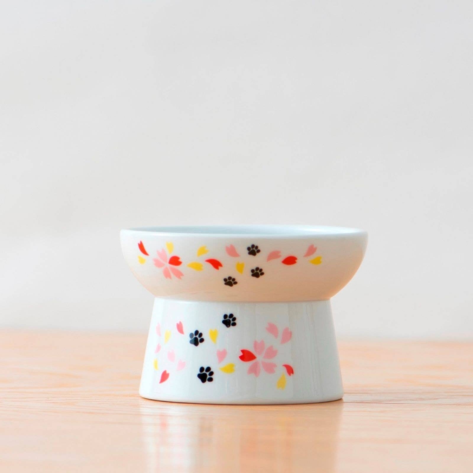 Raised Cat Food Bowl (Sakura Limited Edition)