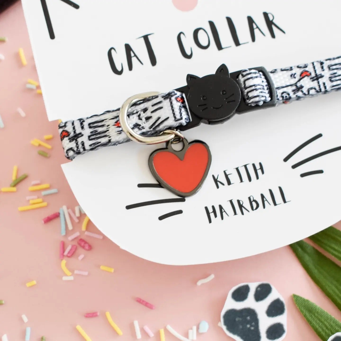 Artist Cat Collar - Keith Hairball