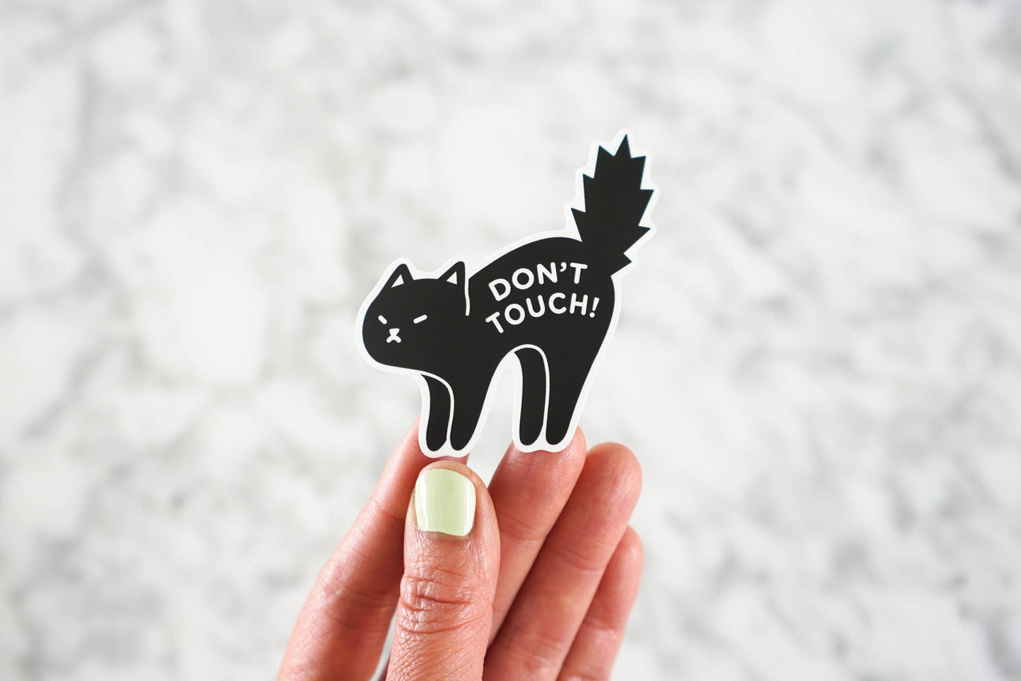 Don't Touch Sticker