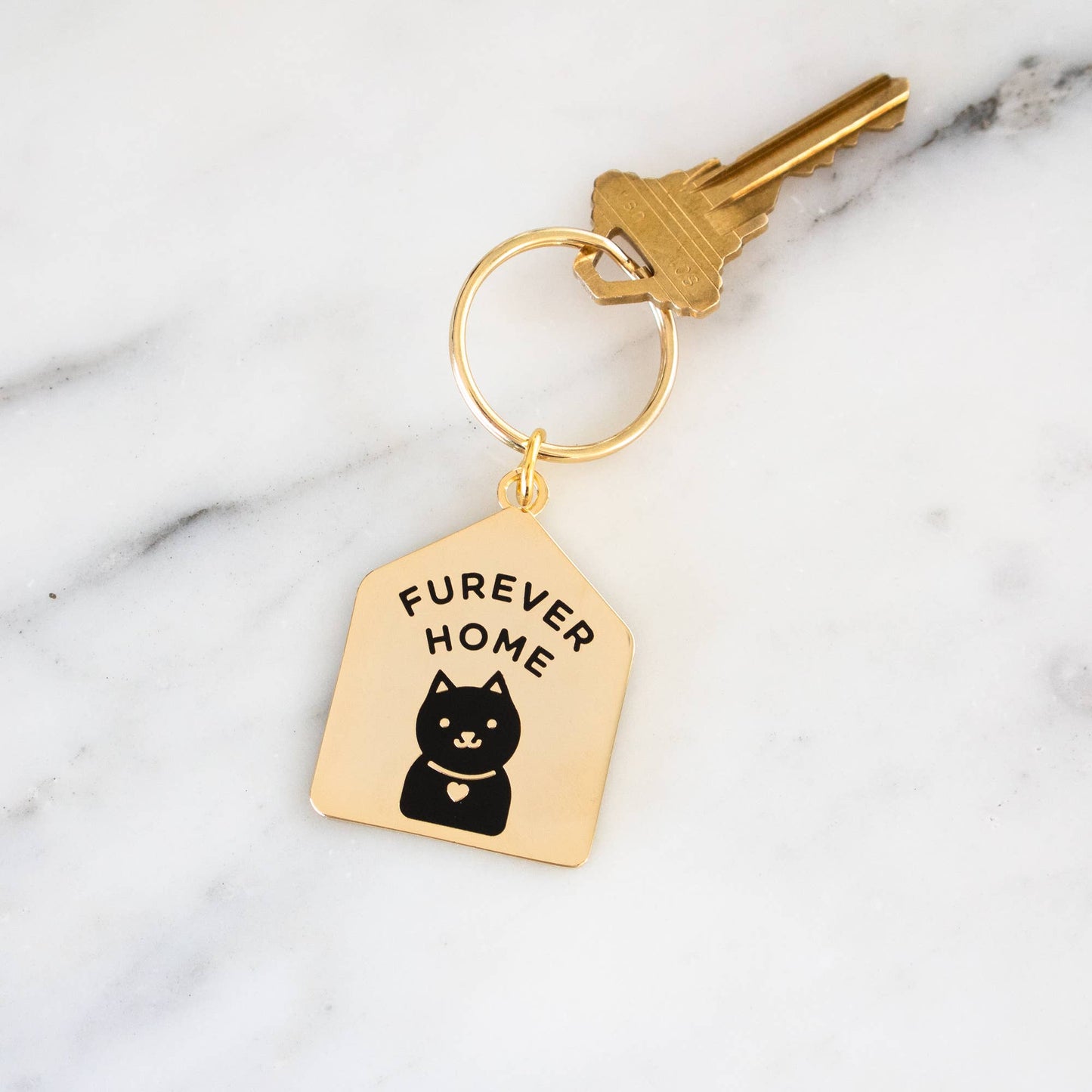 Furever Home Keychain