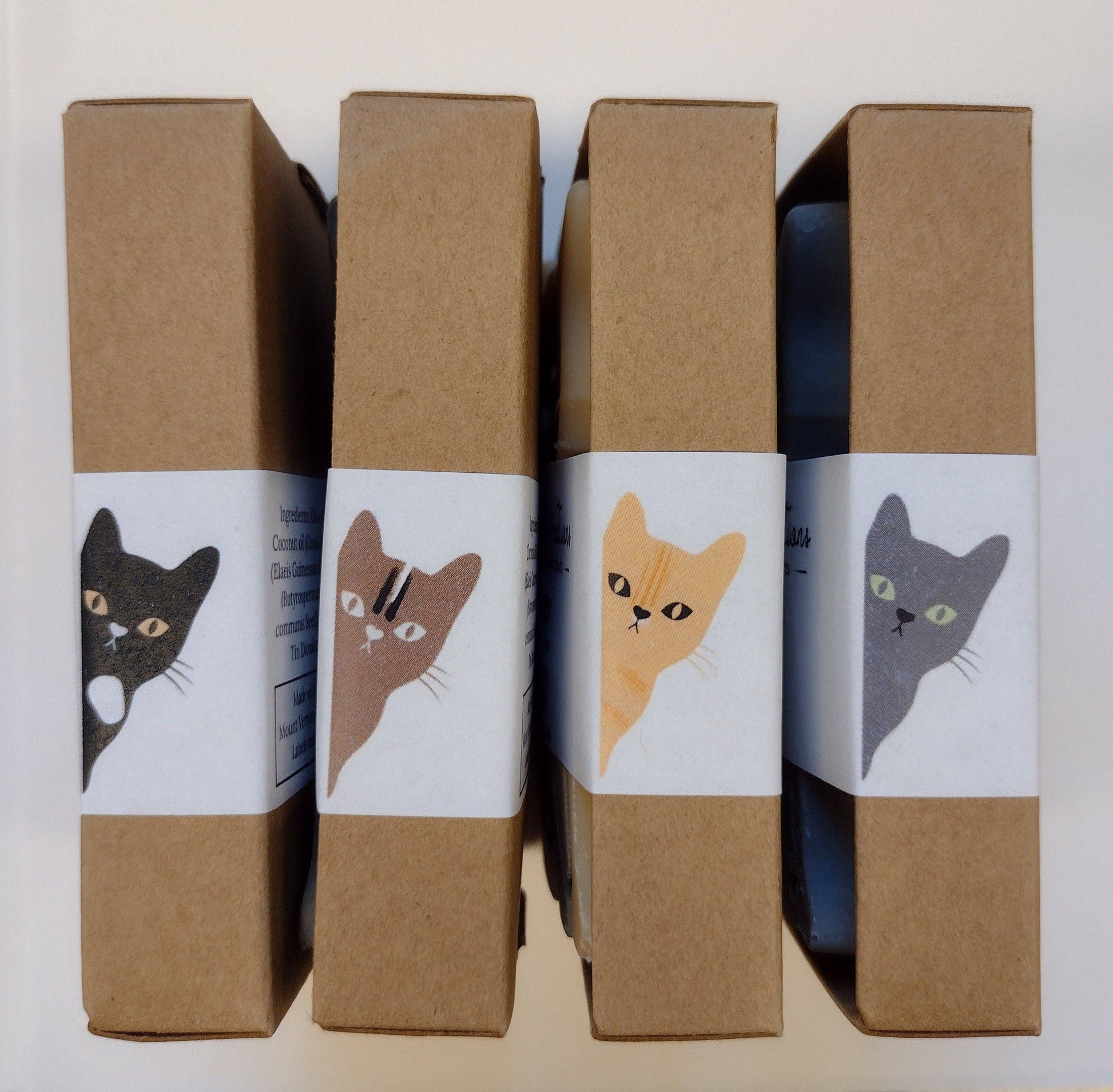 Cat Shaped Soap Bar - Tiger
