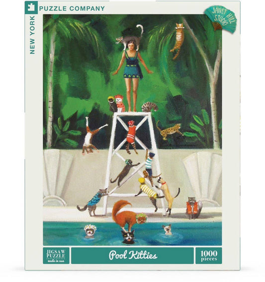 Pool Kitties - 1000 Piece Jigsaw Puzzle