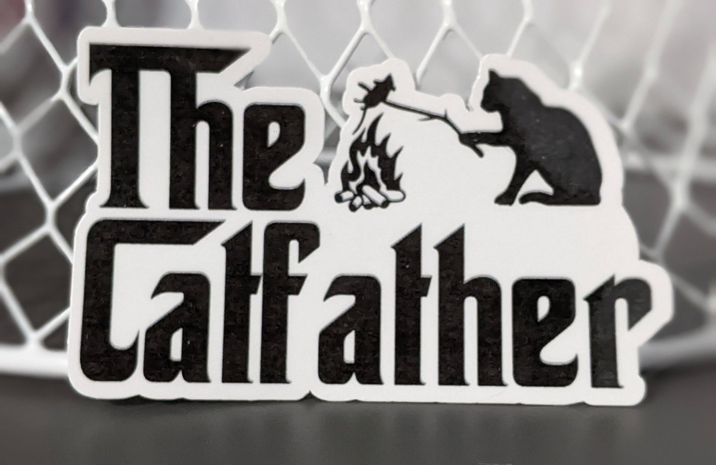 The Catfather Vinyl Sticker