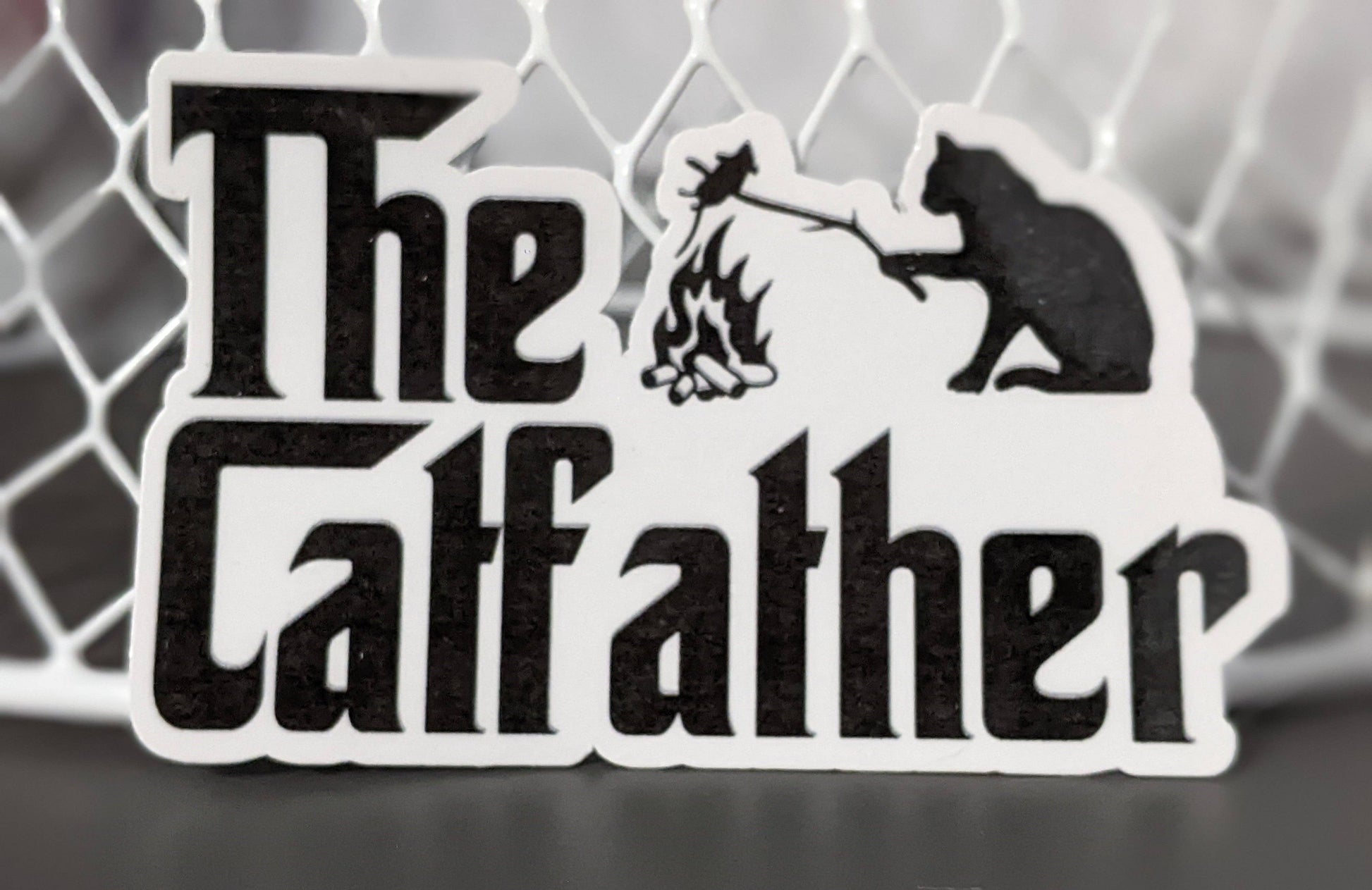 The Catfather Vinyl Sticker