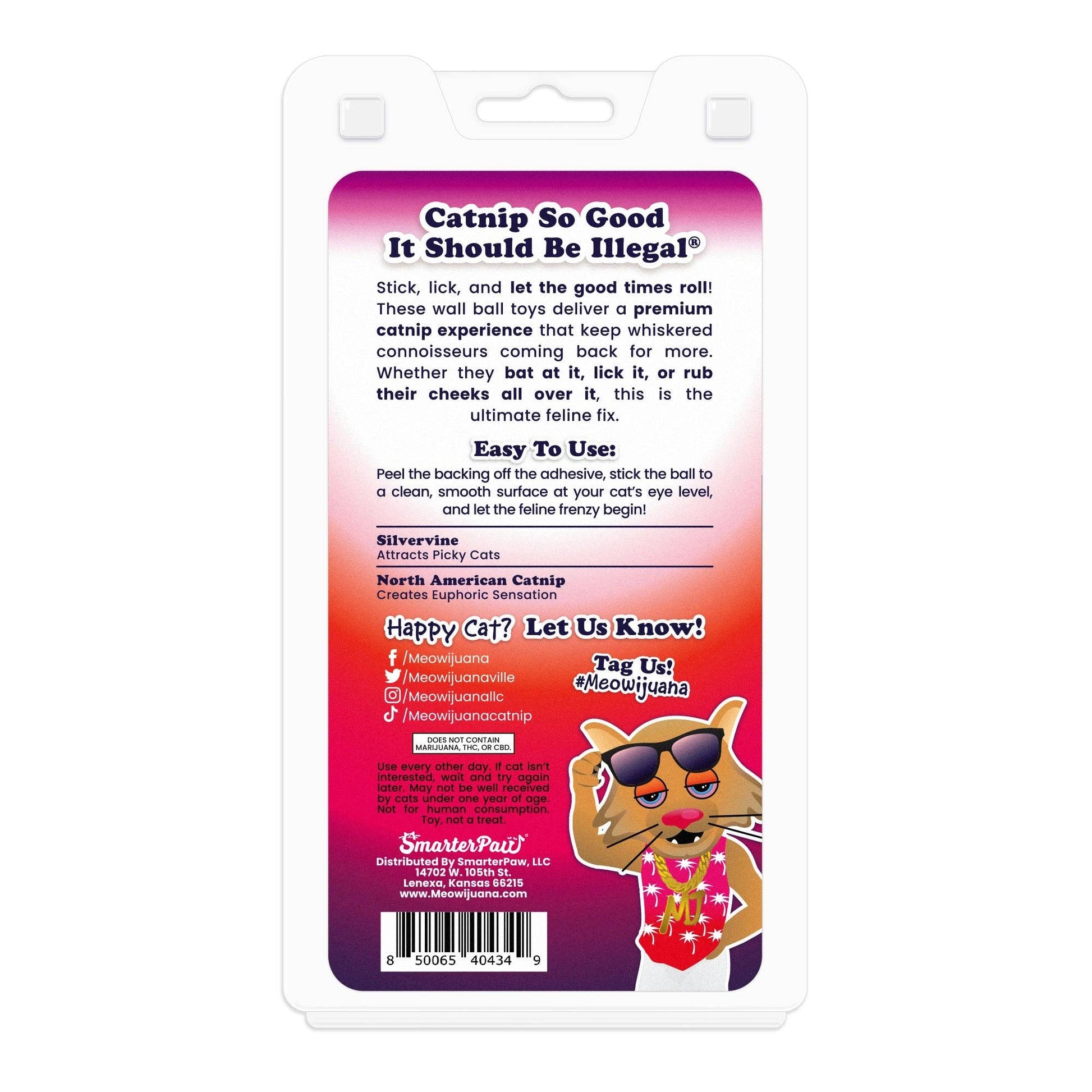 Meowijuana® Purrple Passion Stick 'n' Lick Catnip 2 Pack