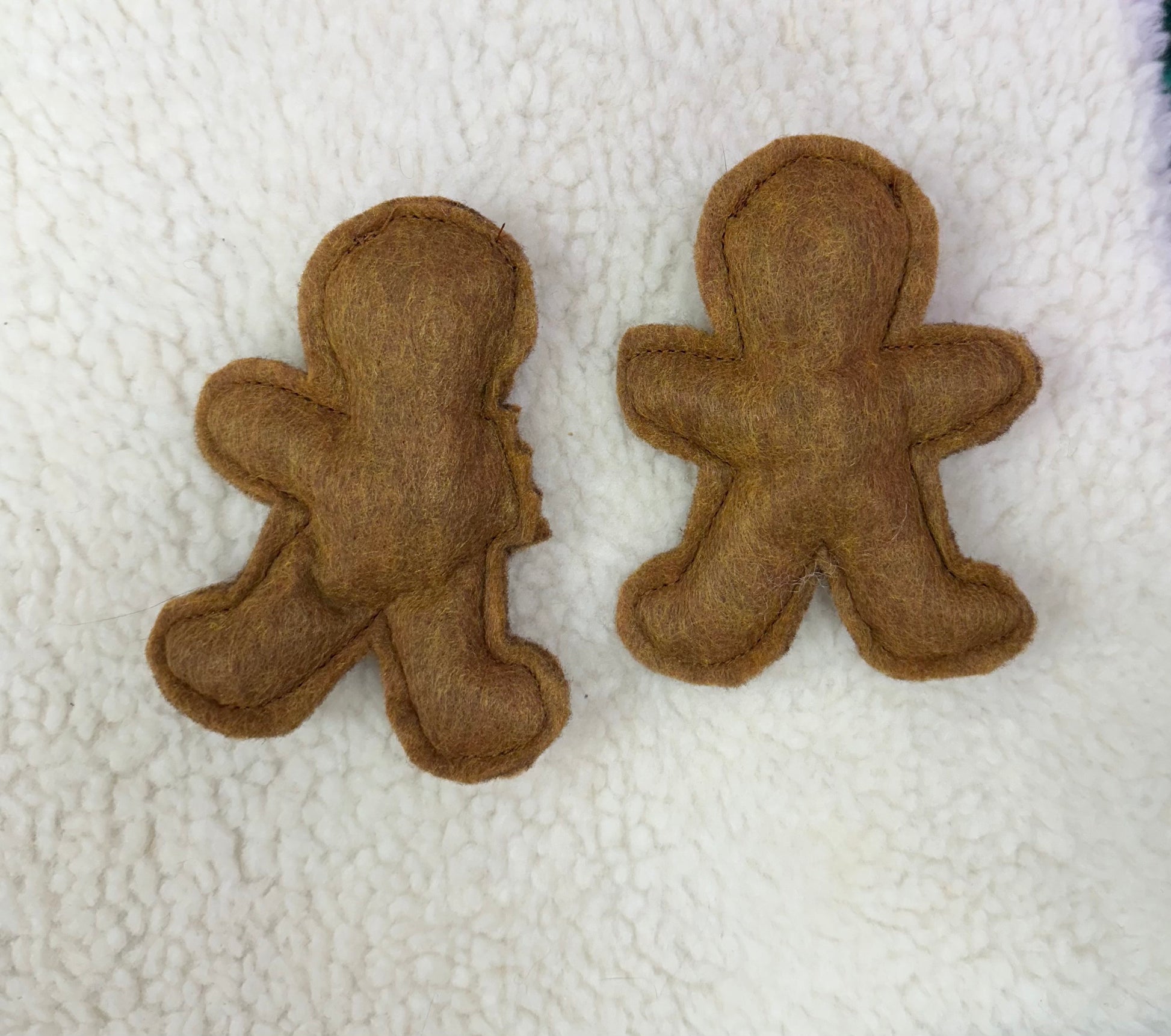 Catnip Gingerbread Cat Toy
