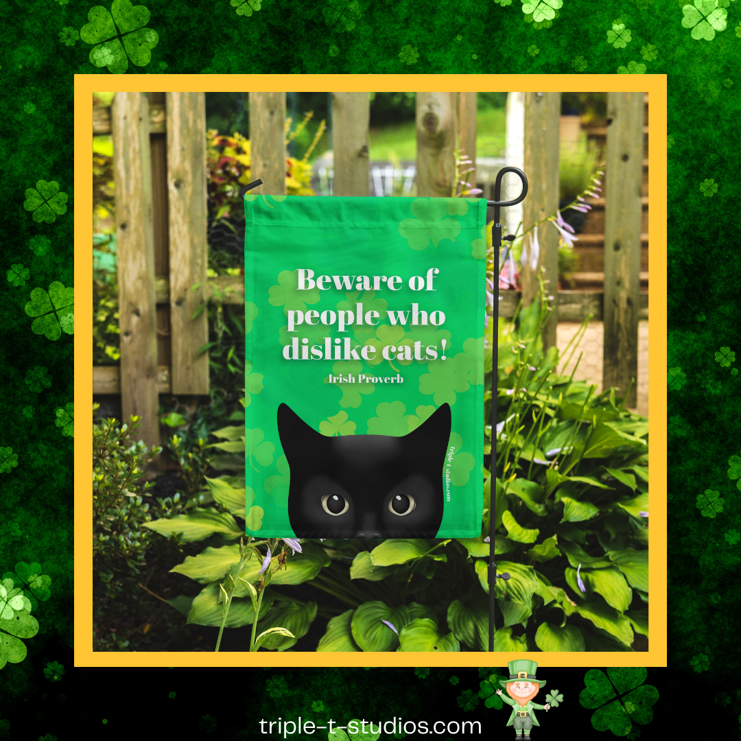 Cat Garden Flag