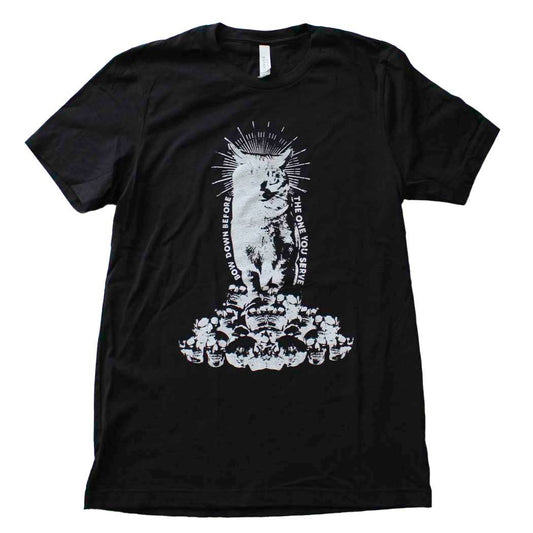 Cat Worship Shirt on Black
