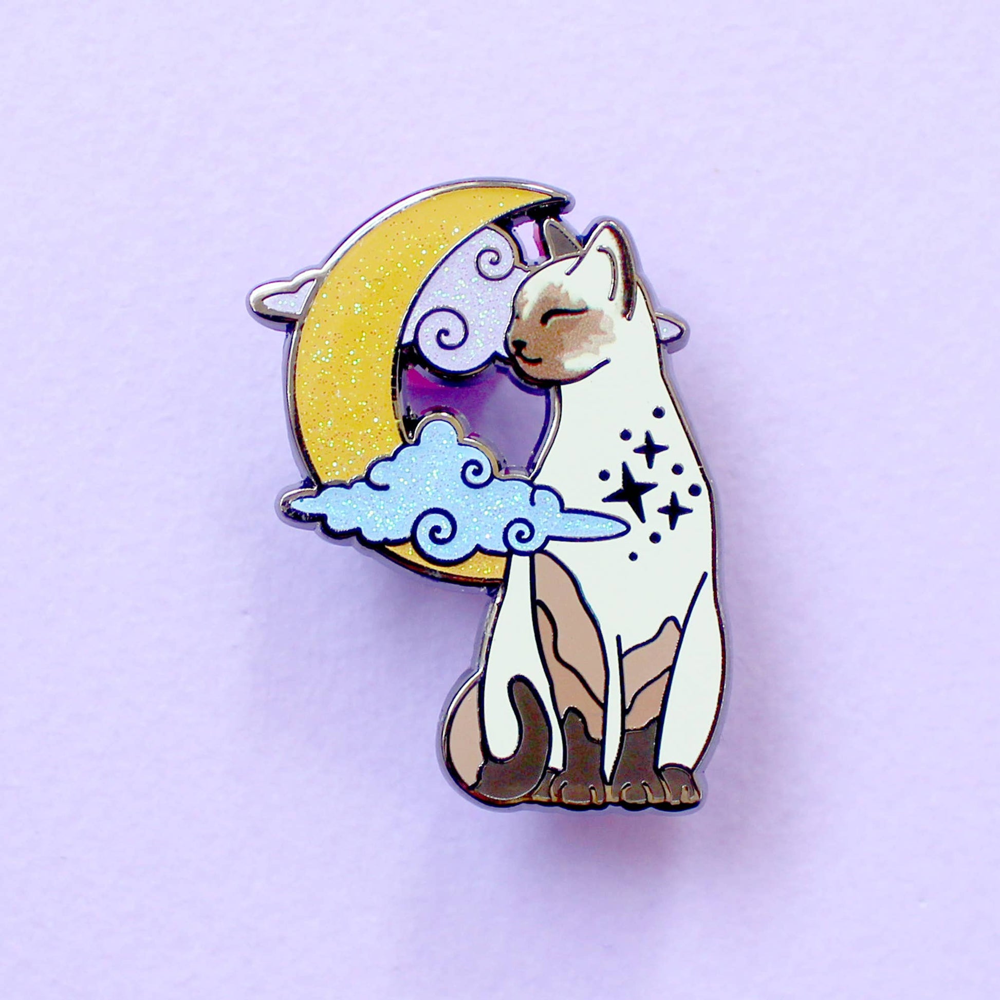 Pointed Cat Enamel Pin