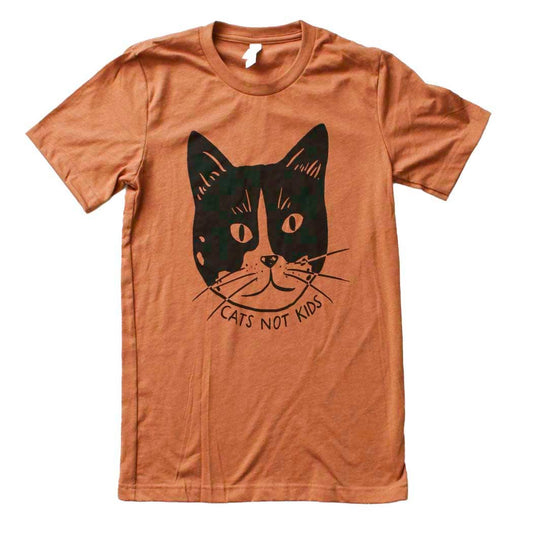 Cats Not Kids - Cat Head Shirt