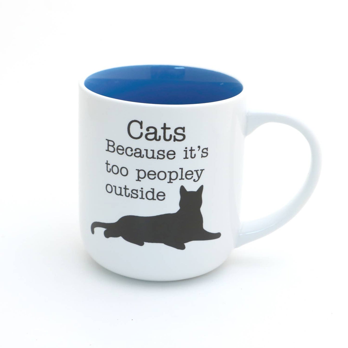 Mug - Too Peopley outside