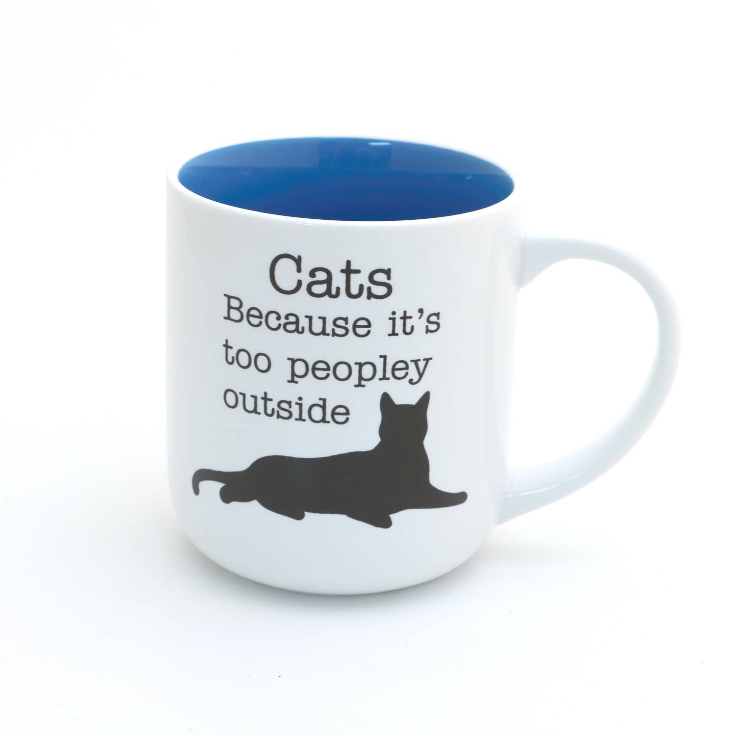 Mug - Too Peopley outside