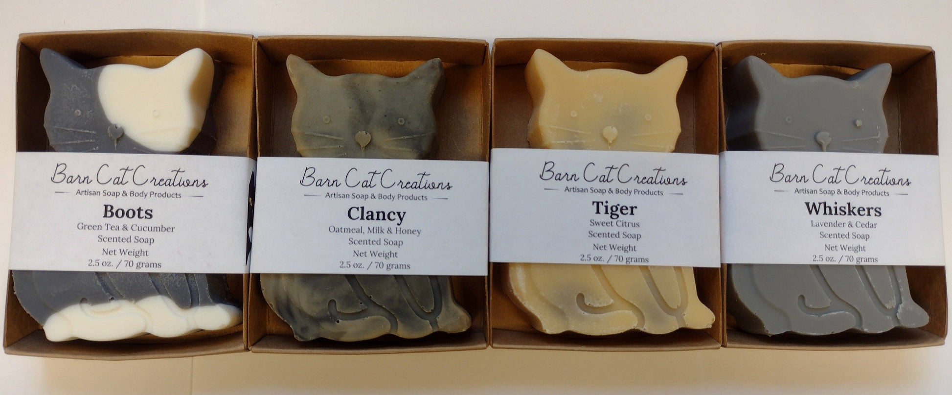 Cat Shaped Soap Bar - Clancy