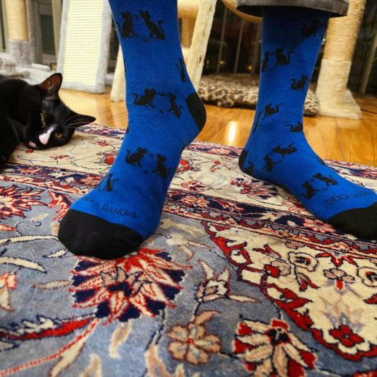 Cat Silhouette Socks