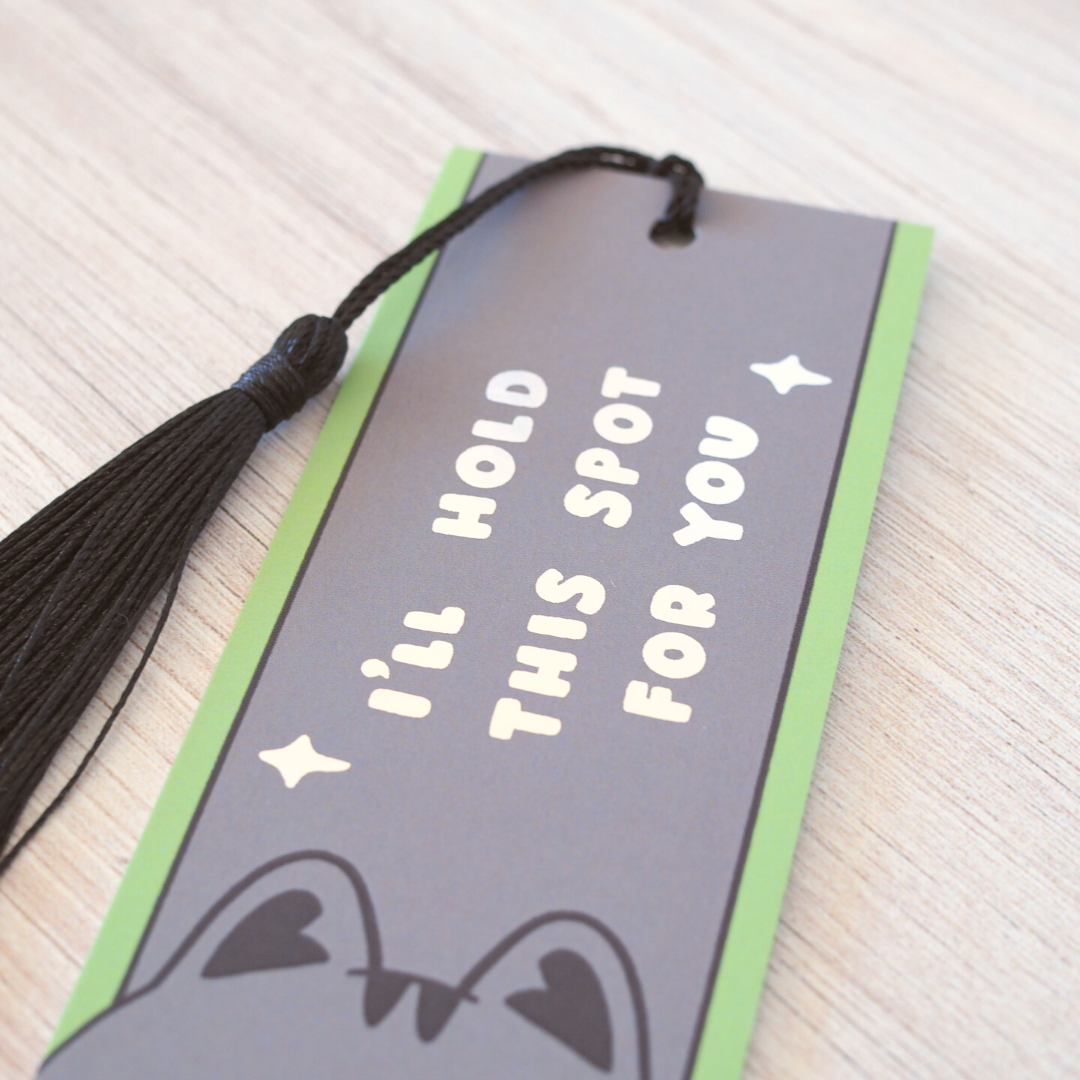 Cat Bookmark with Tassle