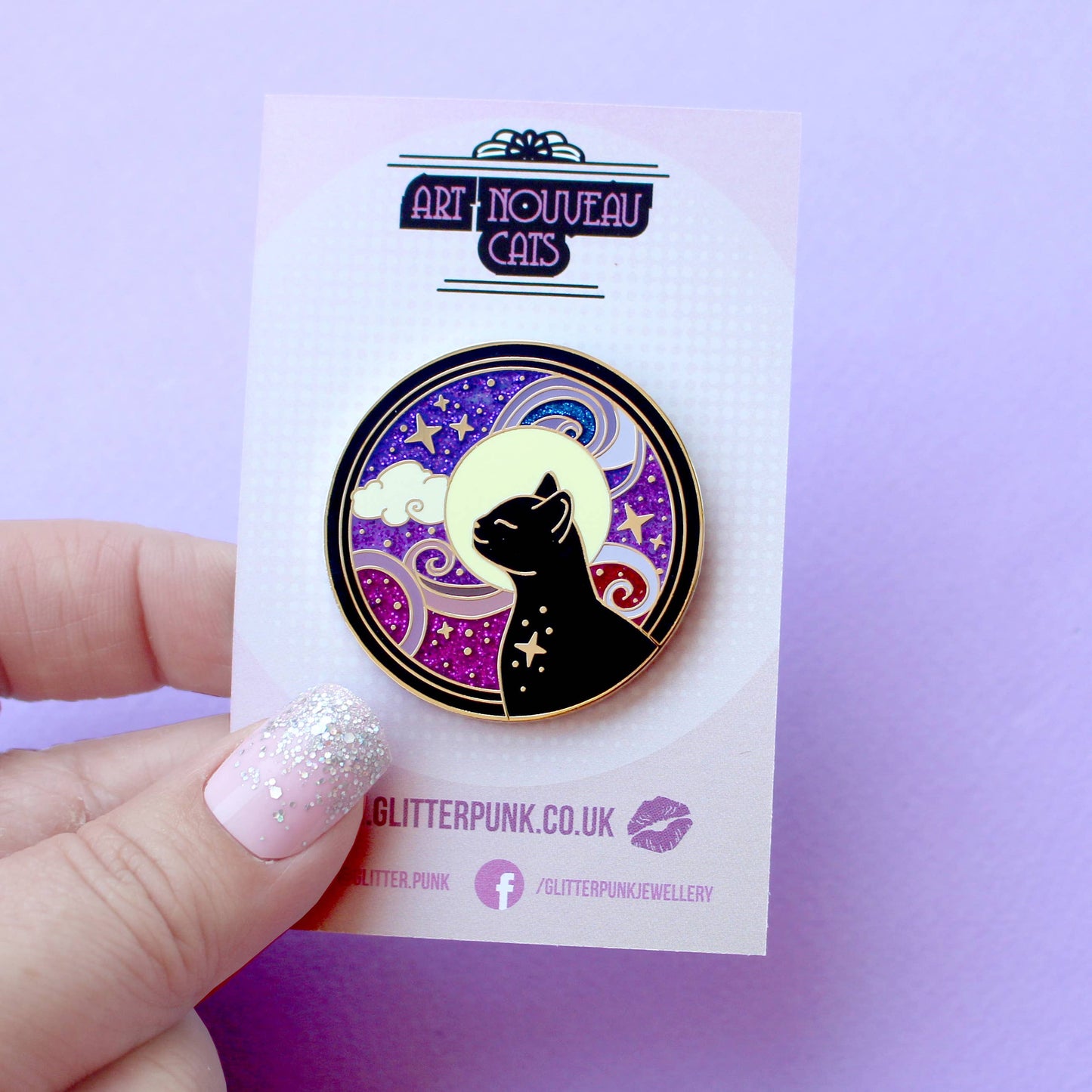 Cosmic Cat Pin