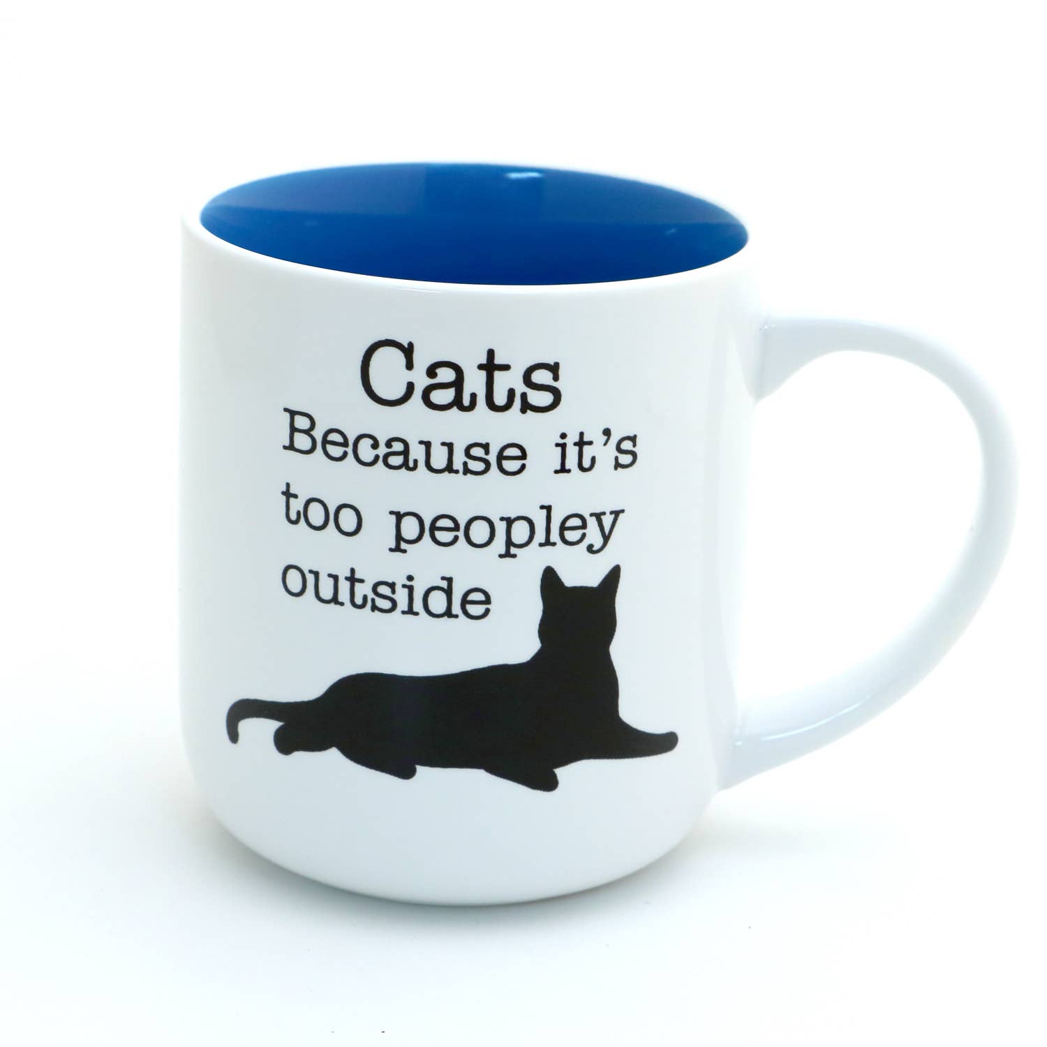 Mug - Too Peopley outside