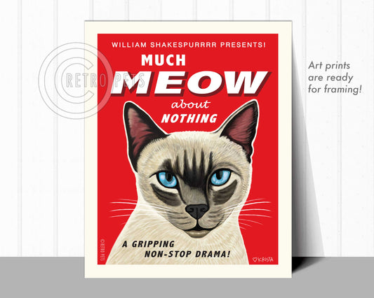 Cat Art "Much Meow"