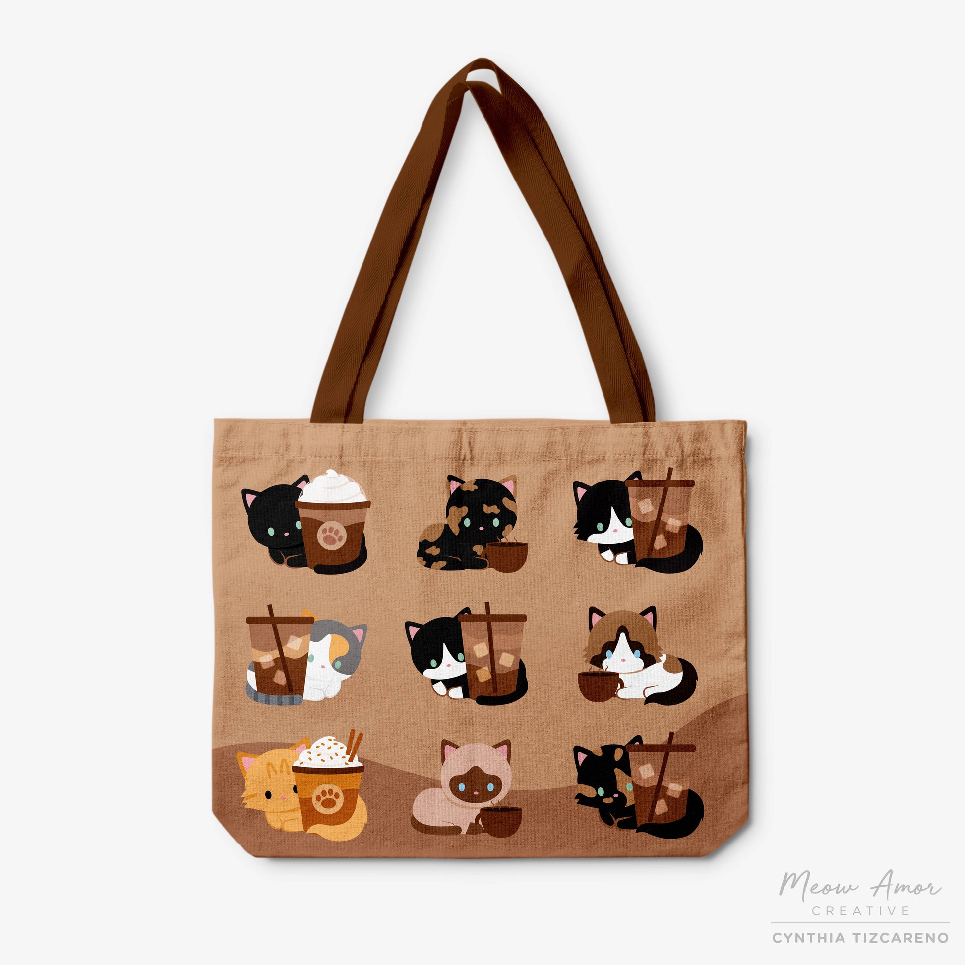 Tote Bag - Coffee Cats